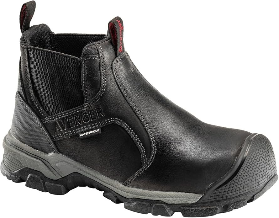 Insulated Waterproof Leather Industrial Boots by Avenger